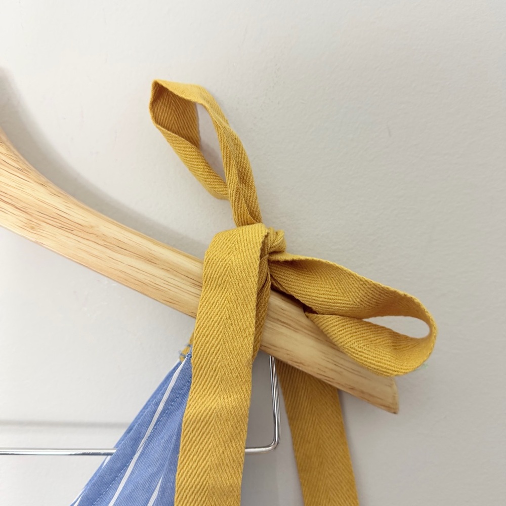 NEW Matilda Jane Sandy Seashell Beach Coverup Cotton Stripe Ribbon Bow Ties 100 - Picture 7 of 9
